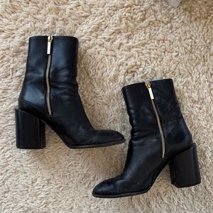 Dear Frances Black Leather Spirit Boots